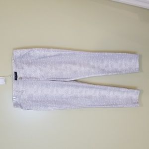 Tribal Gray and White Animal Print Jean's